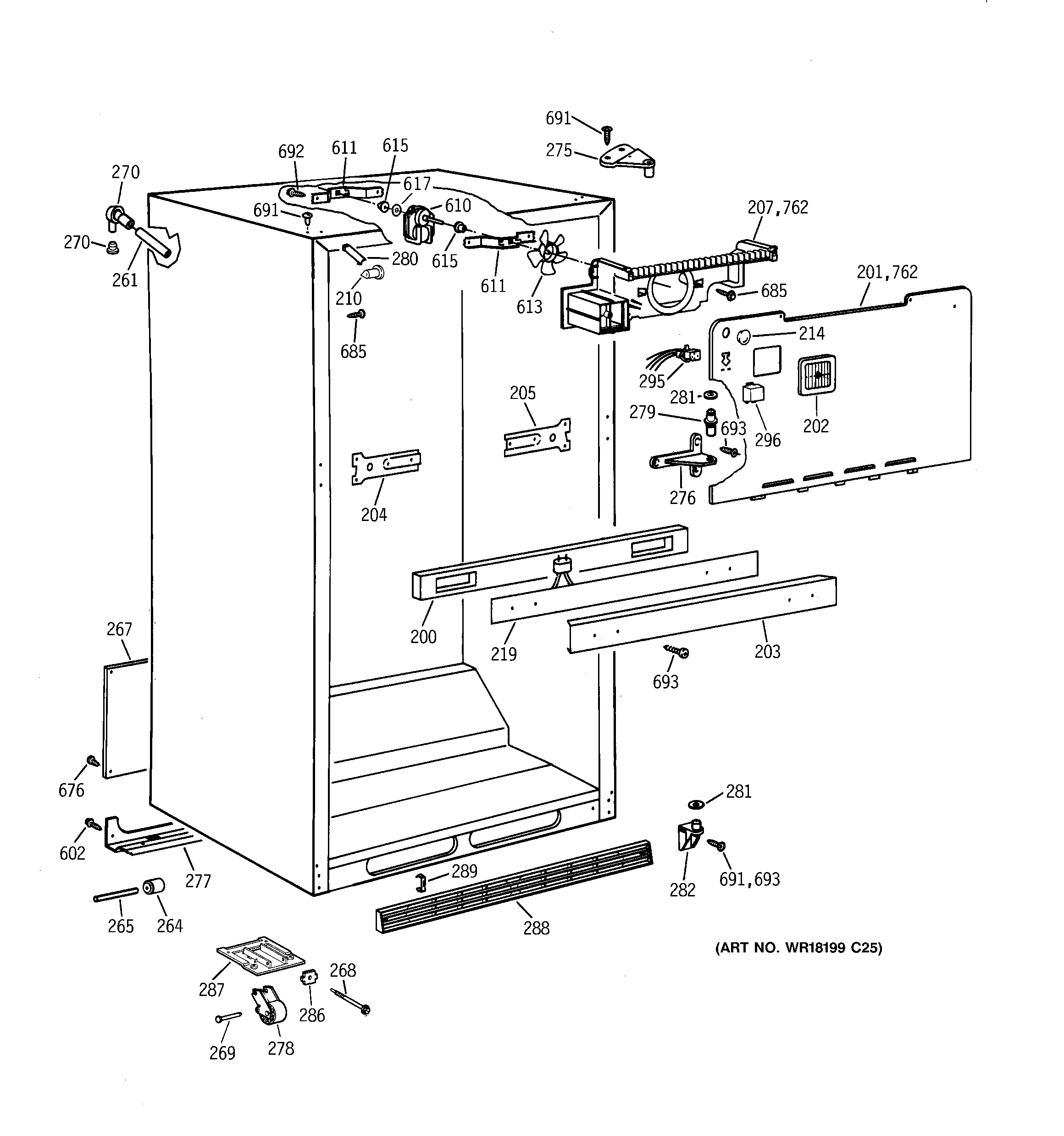 Cabinet parts