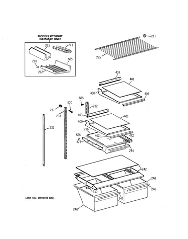 Shelf parts