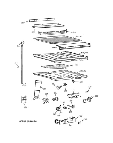 Compartment separator parts