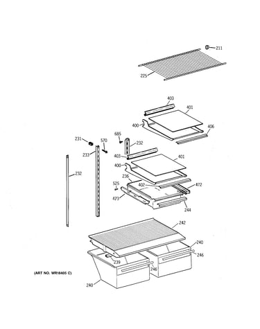 Shelf parts