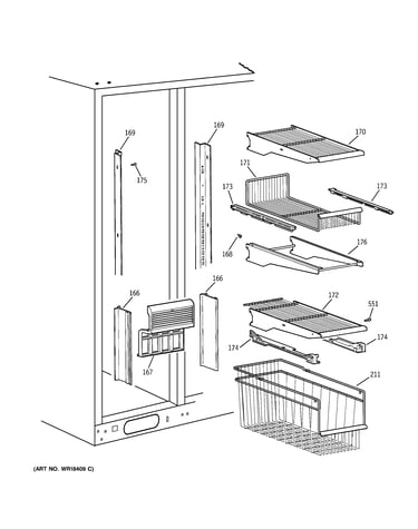 Freezer shelves