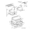 GE TBT21IABFRWW shelf parts diagram