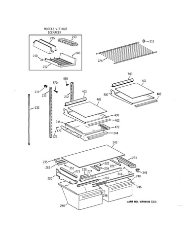Shelf parts