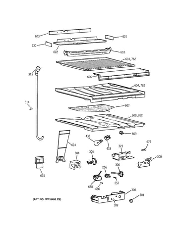Compartment separator parts