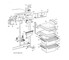 GE TFZ20JABAWW fresh food section diagram