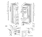 GE TFZ22JRBAWW doors diagram