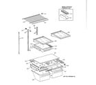 Kenmore 36378167893 shelf parts diagram