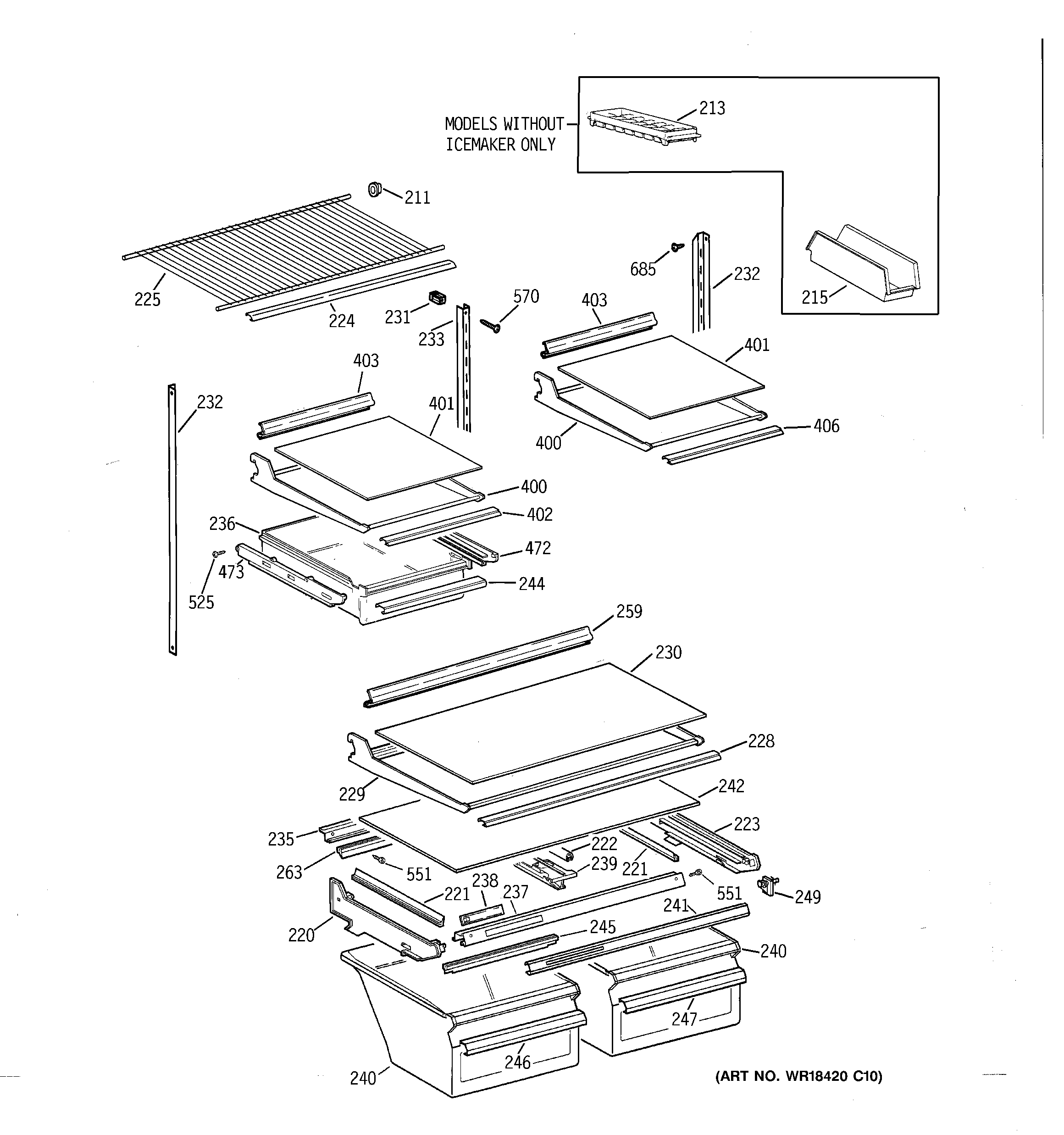 SHELVES