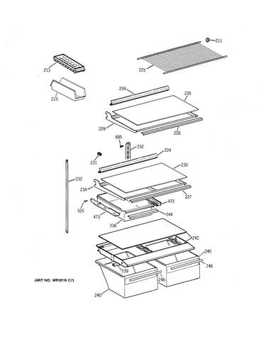 Shelf parts
