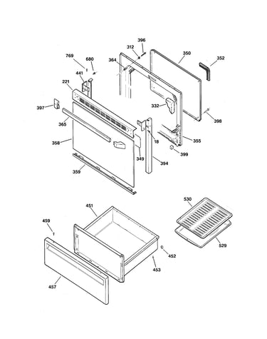 Door & drawer parts