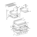GE TBX21NIXZRWW shelf parts diagram