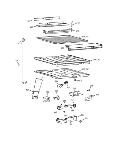 Compartment separator parts