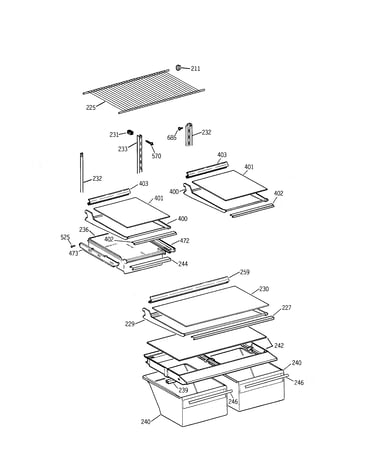 Shelf parts