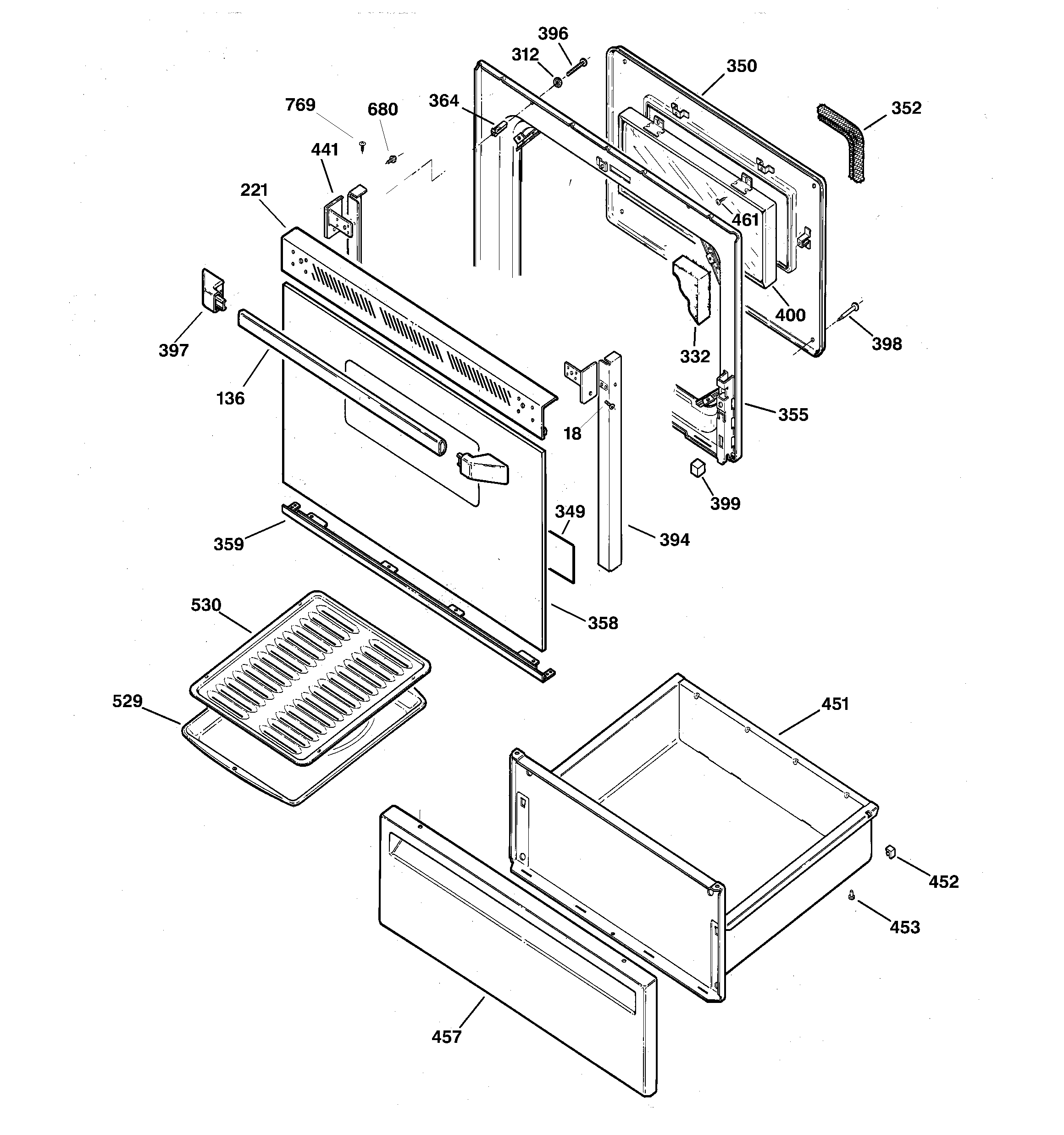 Door & drawer parts