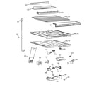 GE TBX19QABKRWW compartment separator parts diagram