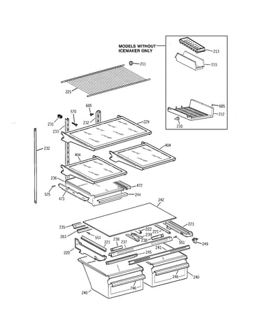 Shelf parts