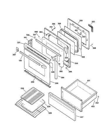 Door & drawer parts