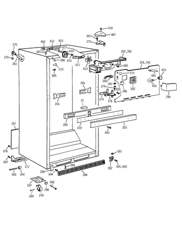 Cabinet parts