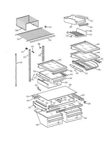 Shelf parts