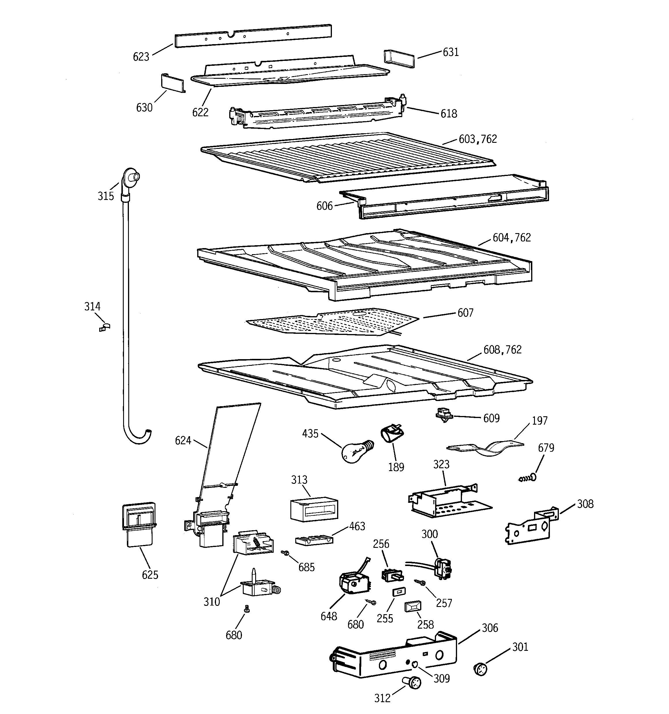 Separator compartment parts