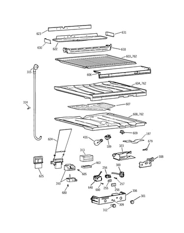 Separator compartment parts