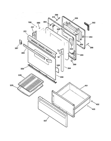 Door & drawer parts