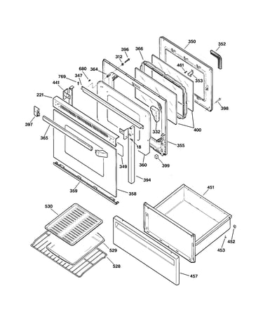 Door & drawer parts