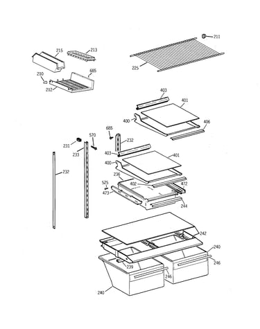 Shelf parts