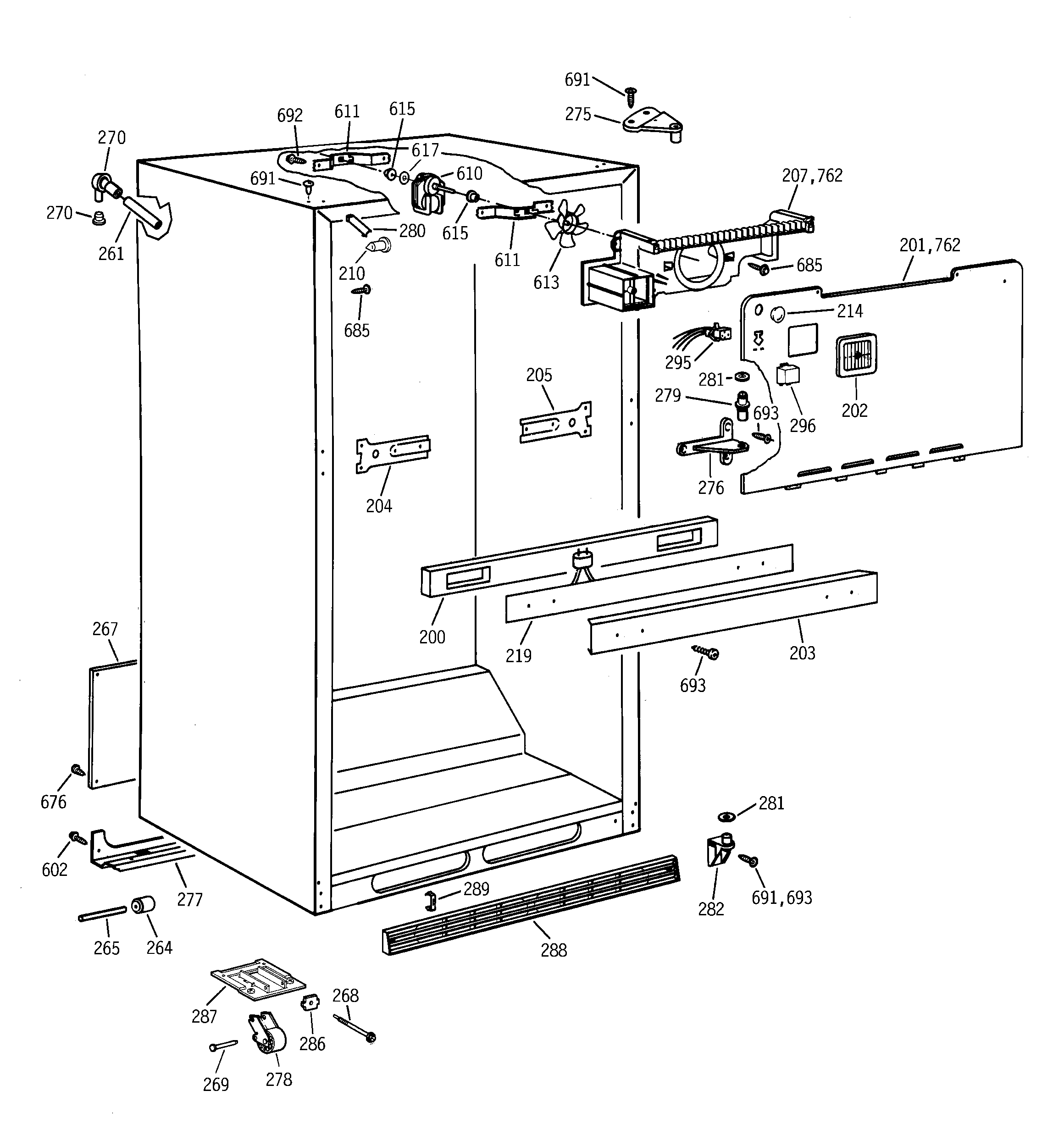 Cabinet parts
