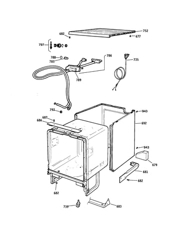 Cabinet & exterior parts
