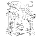 GE TFX25ARBBAA freezer section diagram