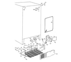 GE TFX25ARBBAA unit parts diagram