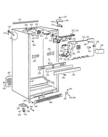 Cabinet parts