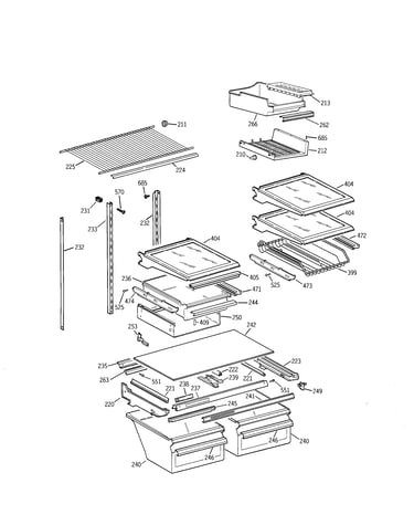 Shelf parts