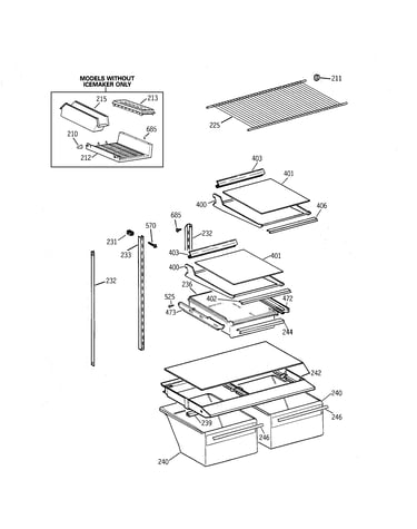 Shelf parts