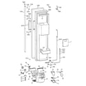 GE ZISS42DAASS freezer door diagram