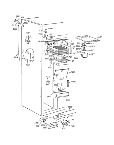 Freezer section