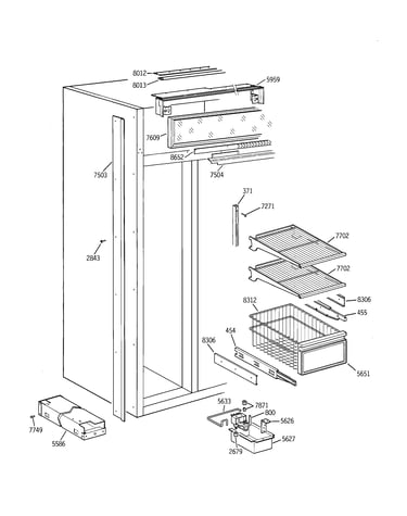 Freezer section