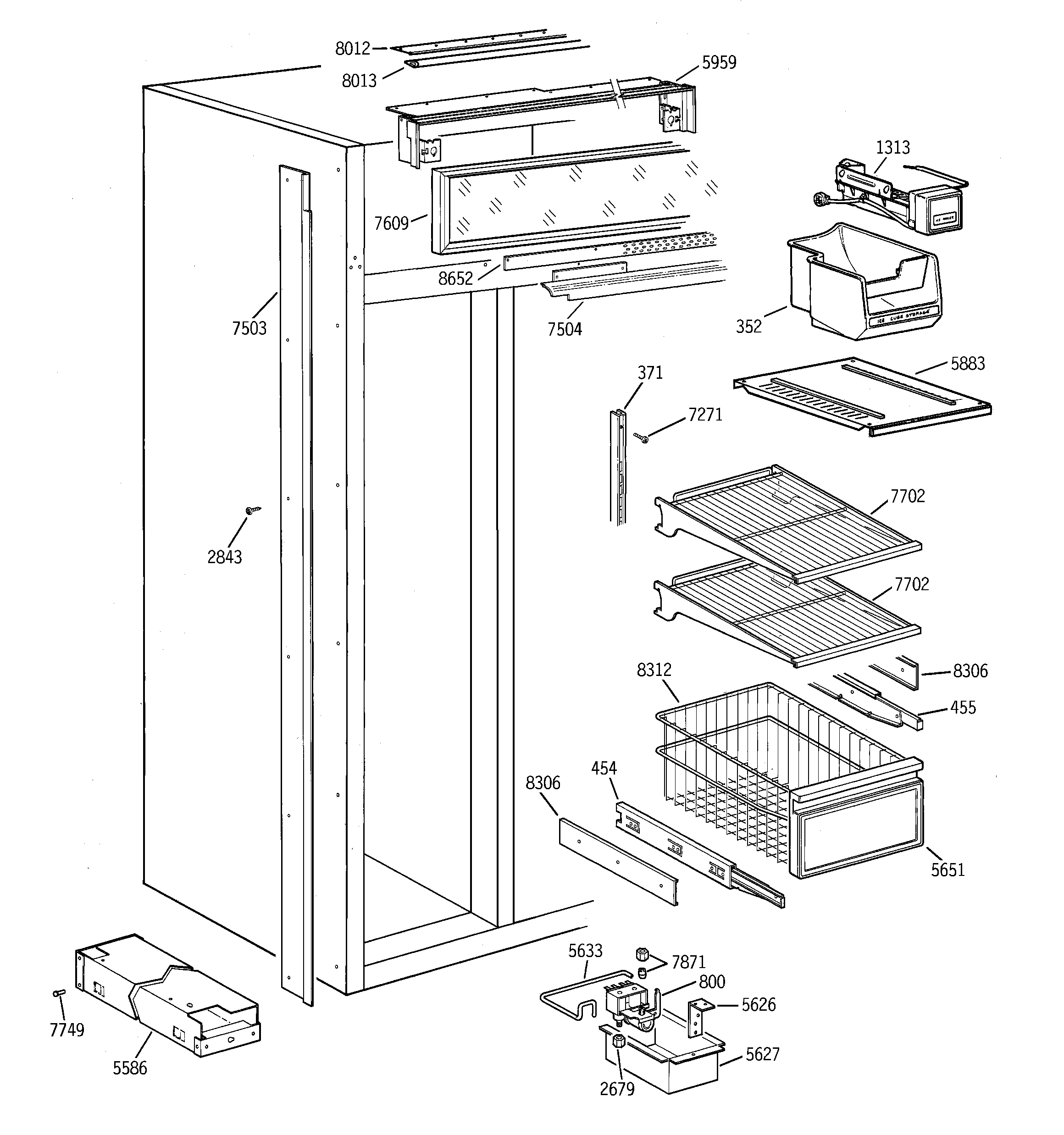 Freezer section