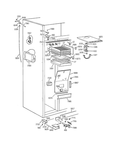 Freezer section
