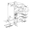 GE TFJ20JABBWW freezer section diagram