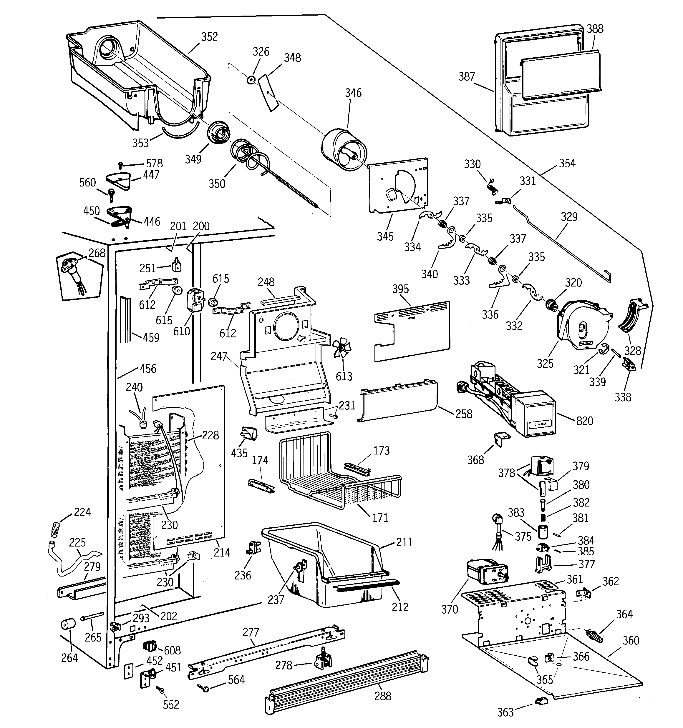 Freezer section