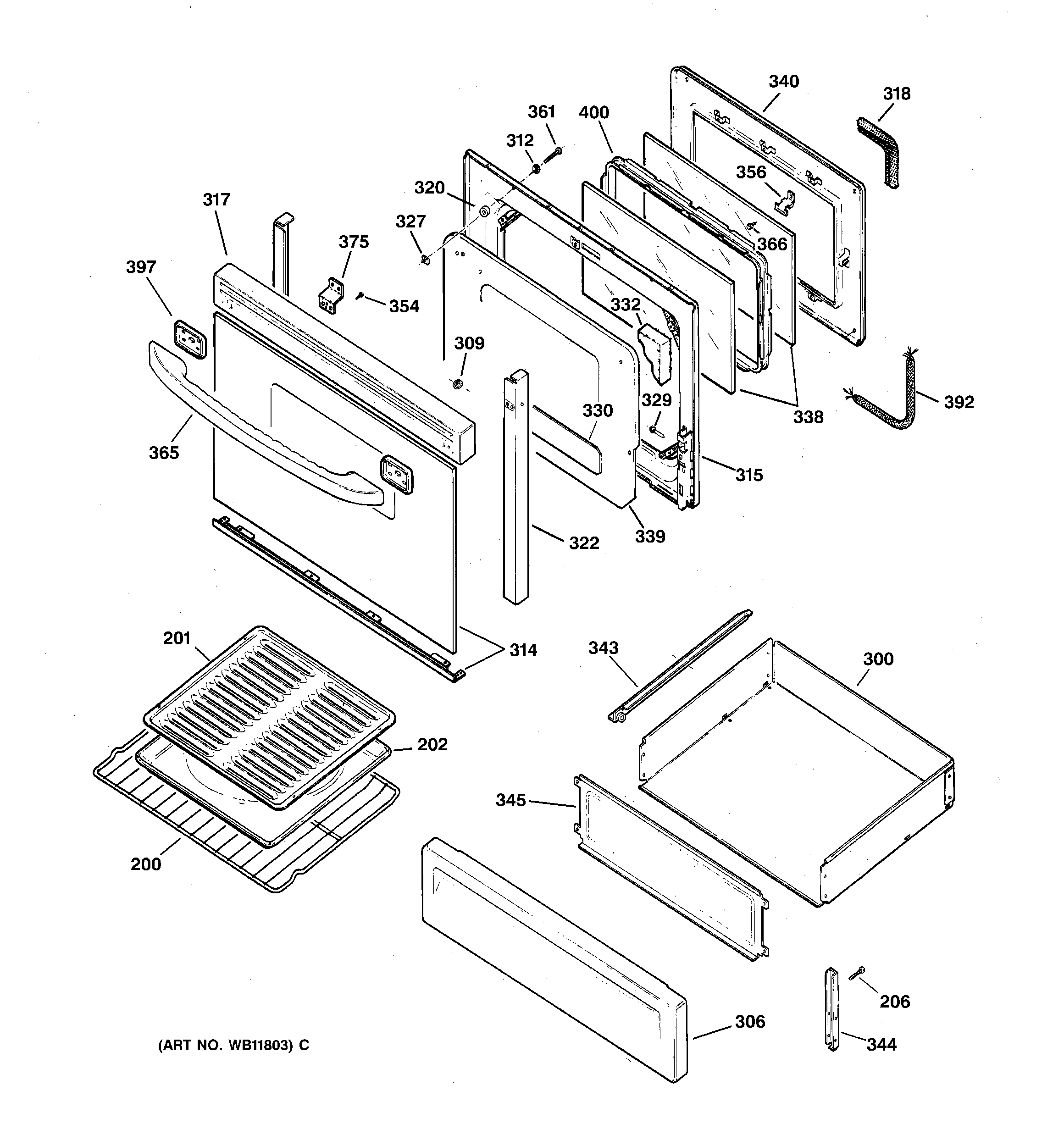Door & drawer parts