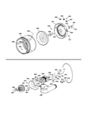 Drum, heater asm., blower & drive a