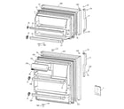 GE TBX16JABHRWW doors diagram