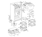 GE TBX16JABHRWW cabinet diagram