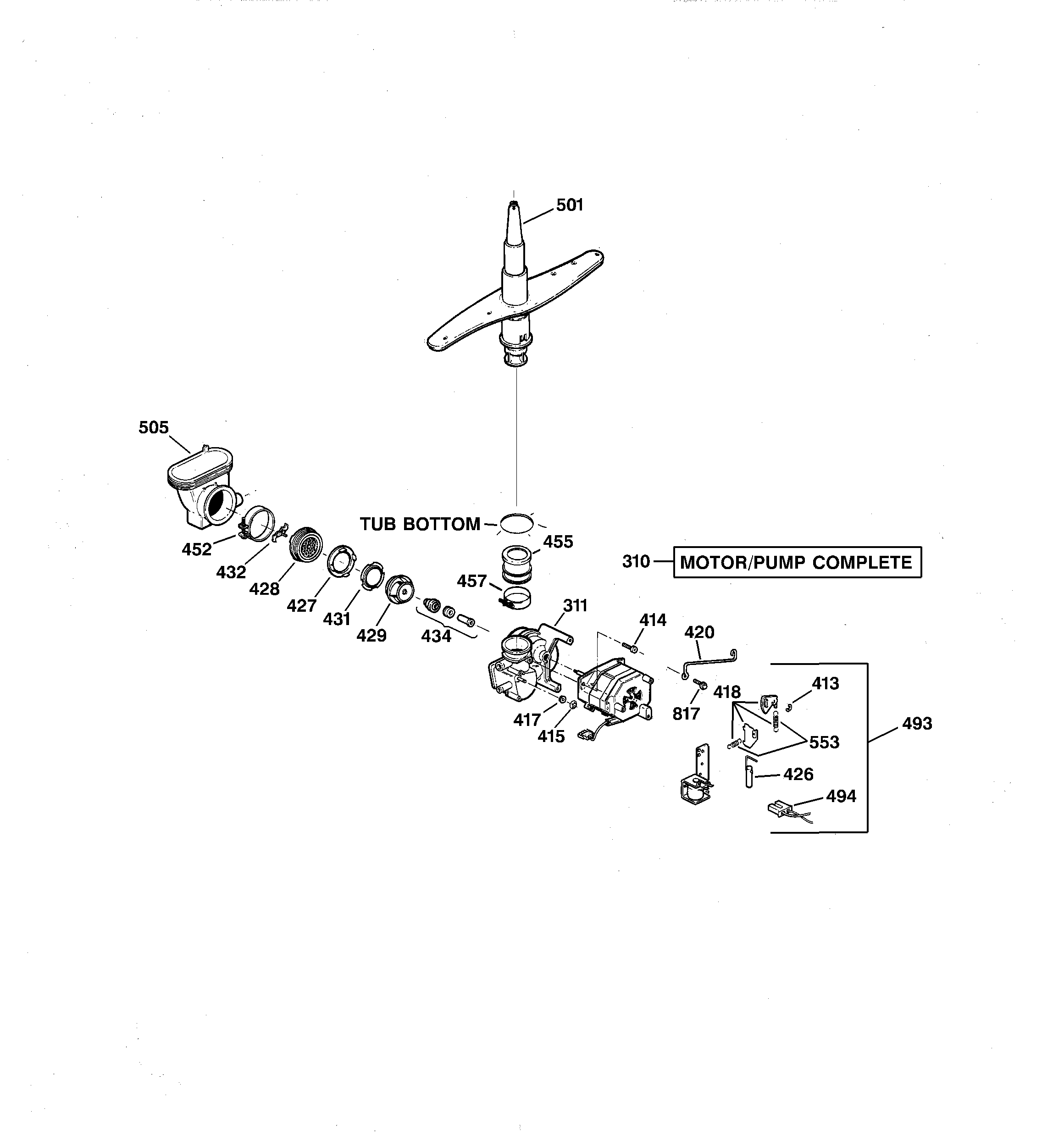 MOTOR-PUMP MECHANISM