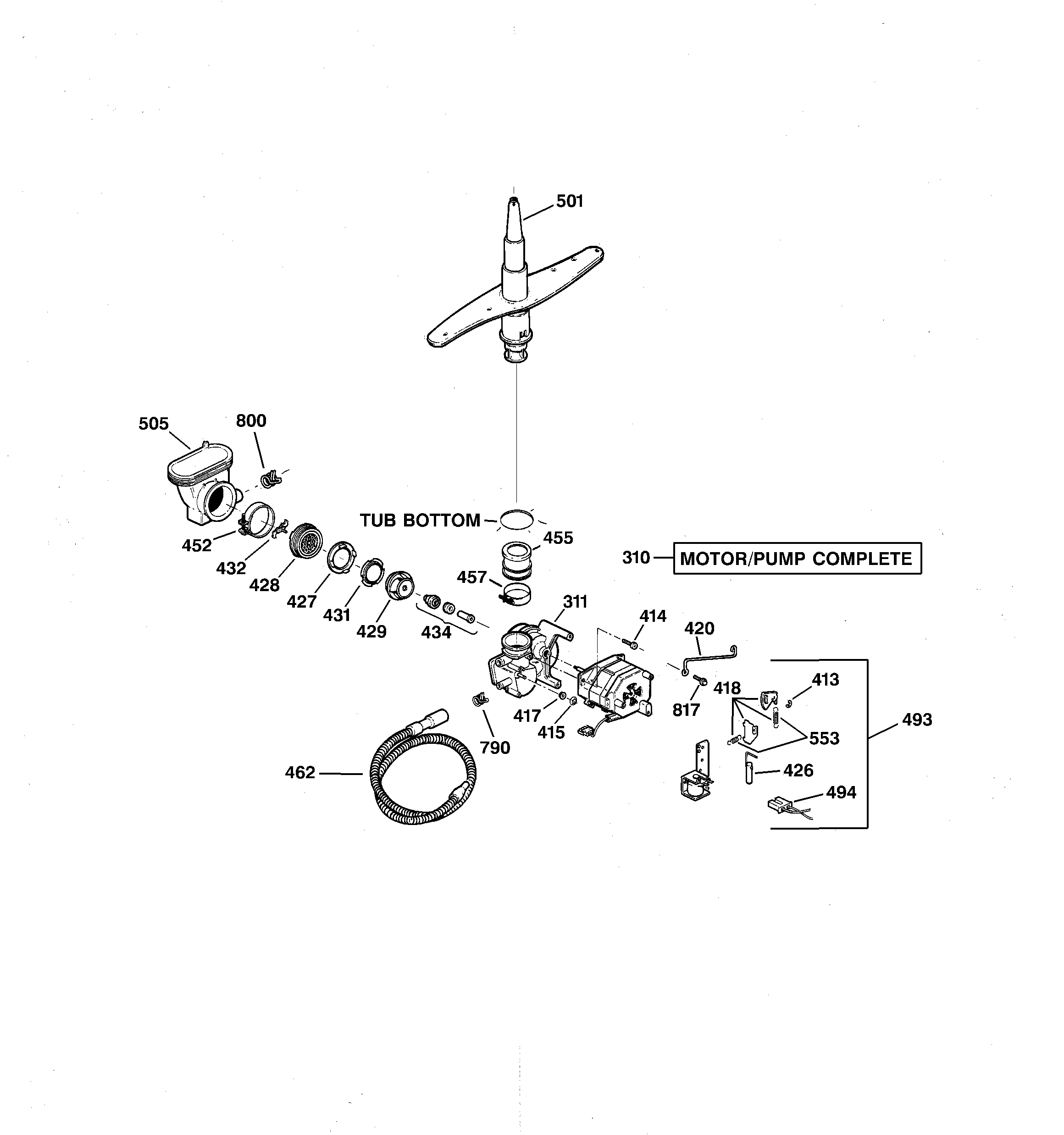 Motor-pump mechanism