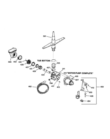 Motor-pump mechanism