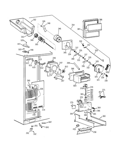 Freezer section